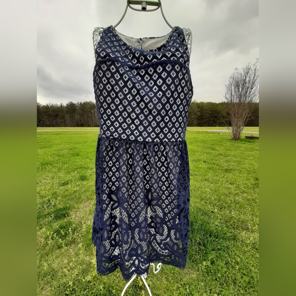 Girls 18.5, Speechless Navy Dress